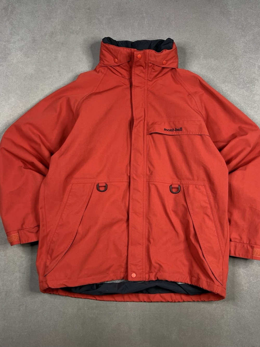 mont-bell Men's Performance Jacket Red Size Medium Vintage
